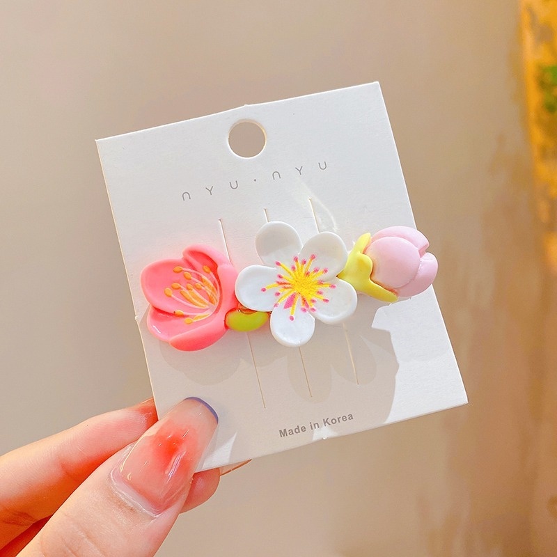 Kẹp TóC HìNh Hoa Anh ĐàO Dễ Thương Cho Bé GáI