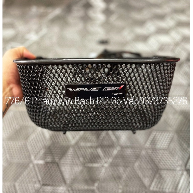 Combo rổ pat nạ H2C gắn xe Future 125i đèn led chính hãng