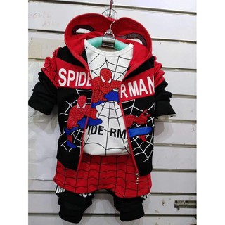 Sét bộ quần áo người nhện Spiderman Cho bé trai anhqa