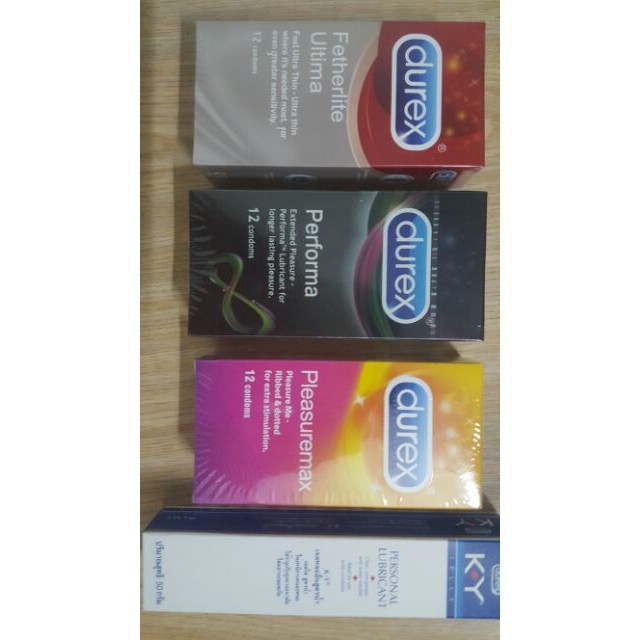 [Siêu giảm giá ][COMBO] 3 hộp Bao cao su Durex TẶNG 1 Gel bôi trơn KY