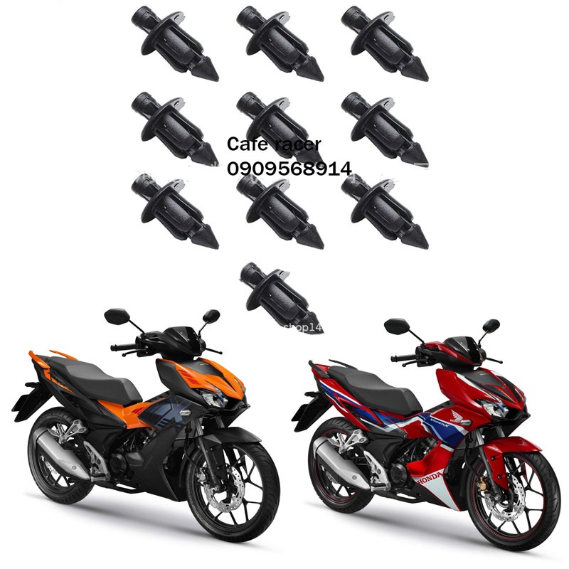 Chốt nhựa dùng dàn áo xe máy Winer Honda lead Airblade SH Vision