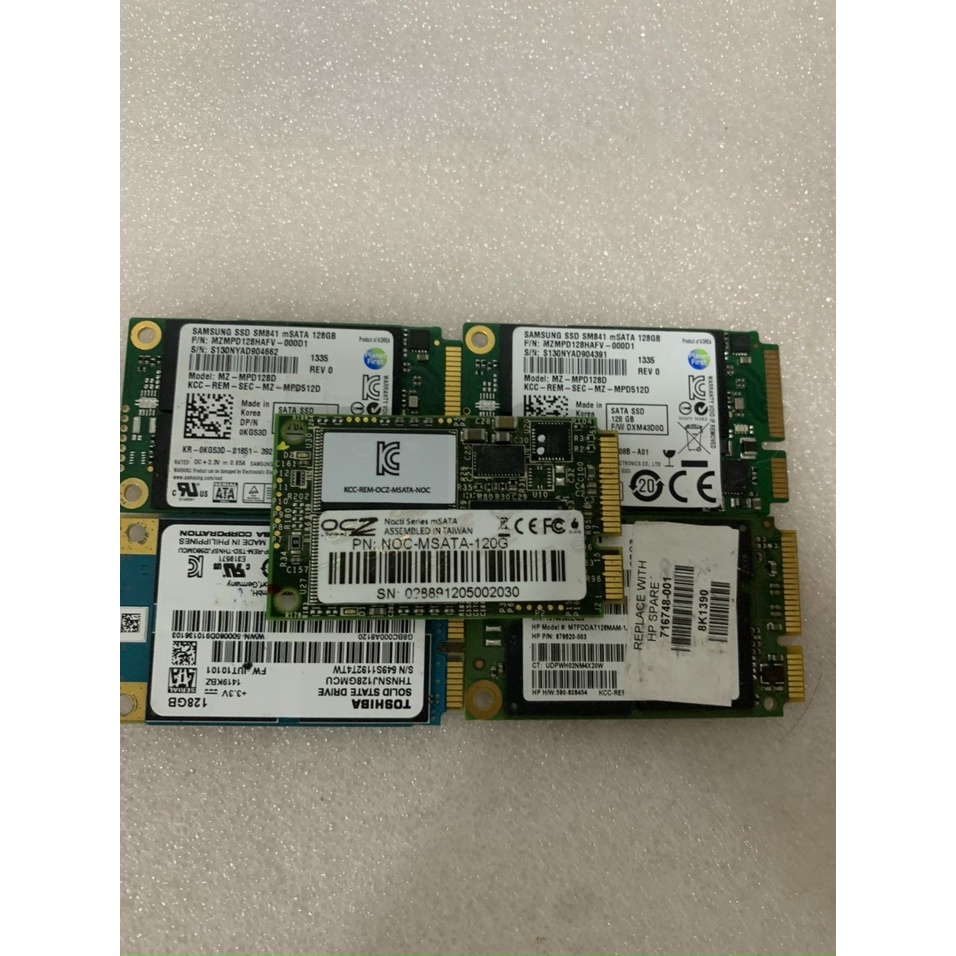 Ổ cứng tháo máy SSD MSATA 128GB 256GB 512GB 1TB hàng nội địa