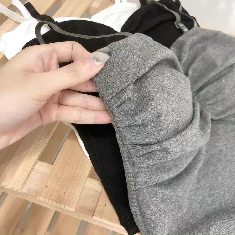 Áo Bra Nữ 2 Dây Cotton Kiểu Nhún Ngực Phong Cách Trẻ Trung Mẫu Mới Z5