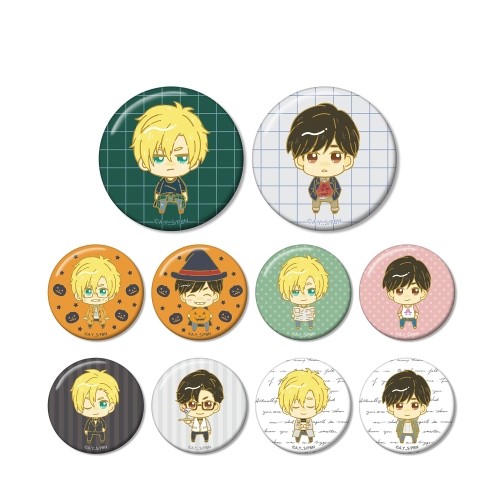 Huy hiệu cài áo IN HÌNH Banana fish anime chibi dễ thương tiện lợi