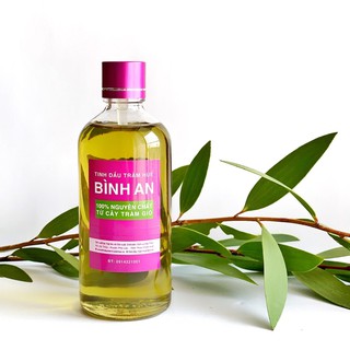 TINH DẦU TRÀM HUẾ BÌNH AN (Chai nhỏ giọt 100ml) 100% Nguyên chất - Sản xuất thủ công truyền thống