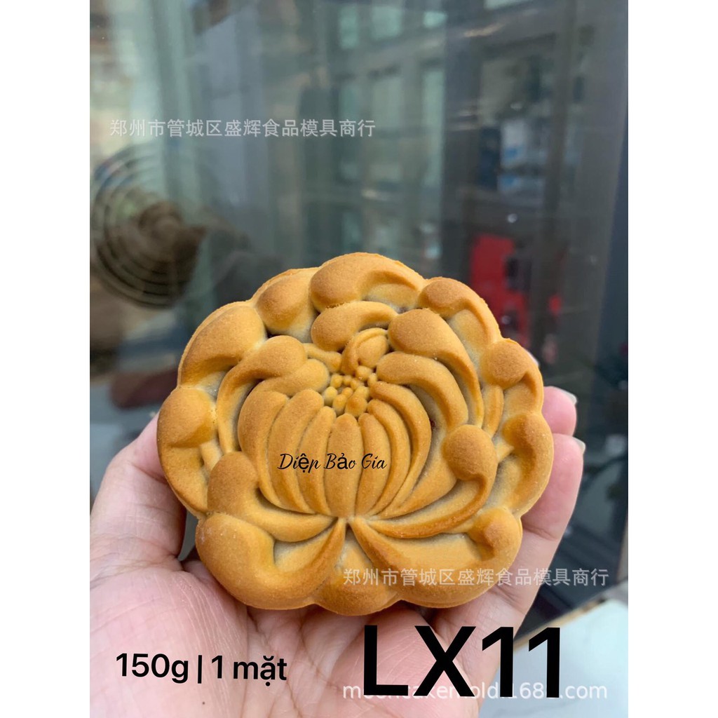 Khuôn trung thu Hoa Cúc 150g Lx11