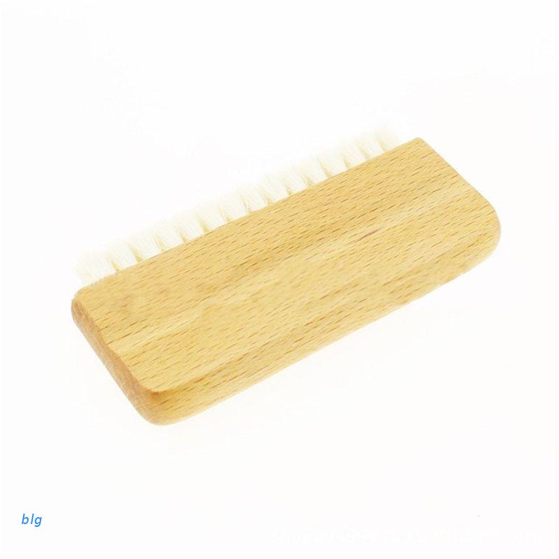 Bàn Chải Vệ Sinh Đĩa Than Chống Tĩnh Điện Tay Cầm Gỗ Tiện Dụng