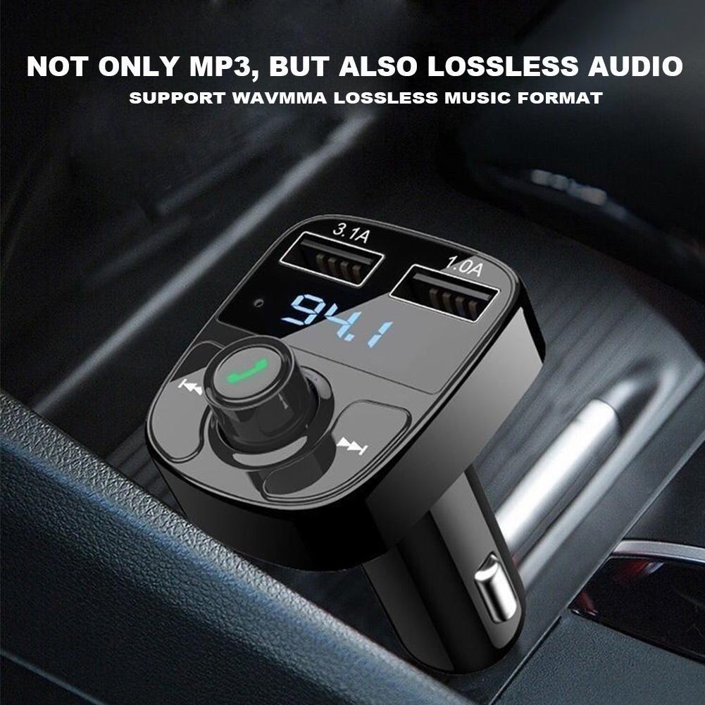 Tẩu sạc Mp3 I4H0 Bluetooth Usb 3.1a cho xe hơi