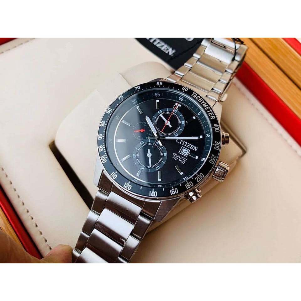 Đồng Hồ Nam CITIZEN Quartz AN3600-59L Chính Hãng Tặng Dây Da Cao Cấp
