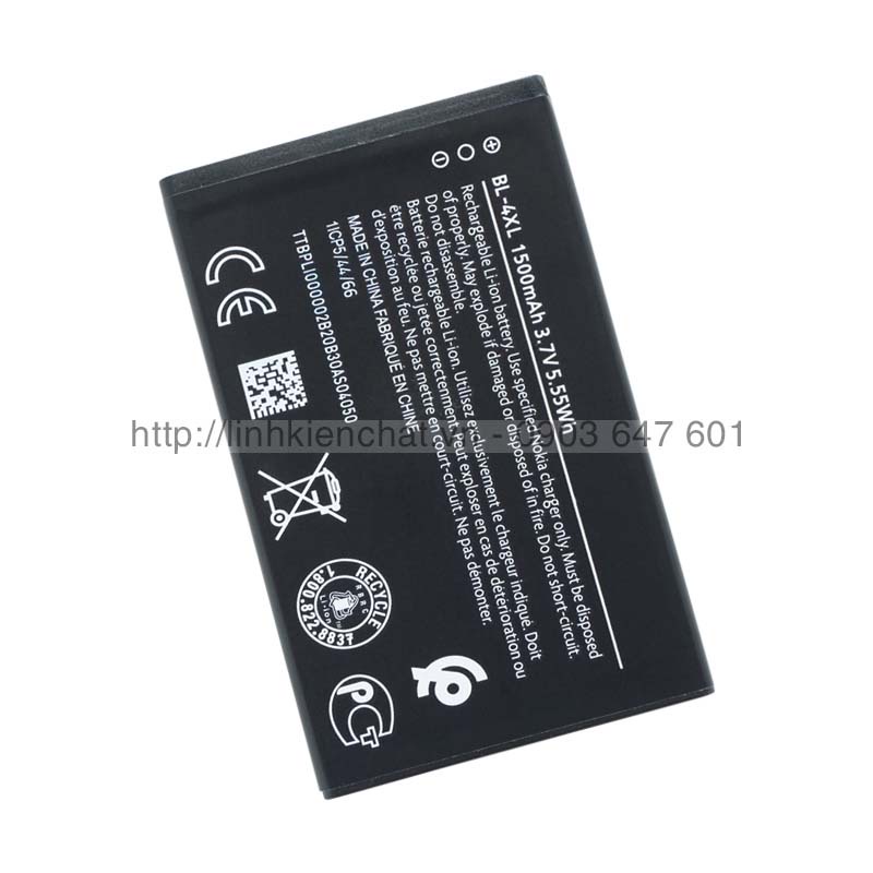 Pin Nokia 6300 4G TA-1286 BL-4XL 1500mAh Zin - Hàng nhập Khẩu