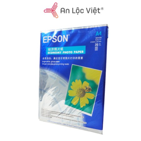 Giấy in ảnh – giấy in màu EPSON A4 130gsm,230gsm