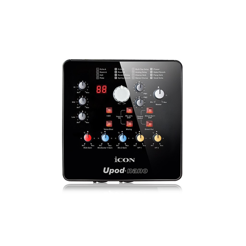 Sound card cổng USB thu âm hát live stream cho máy tính | Icon Upod Nano