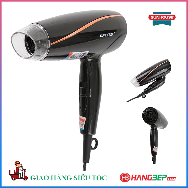Máy sấy tóc Sunhouse SHD2306 / SHD2308W -Hàng chính hãng mới 100%