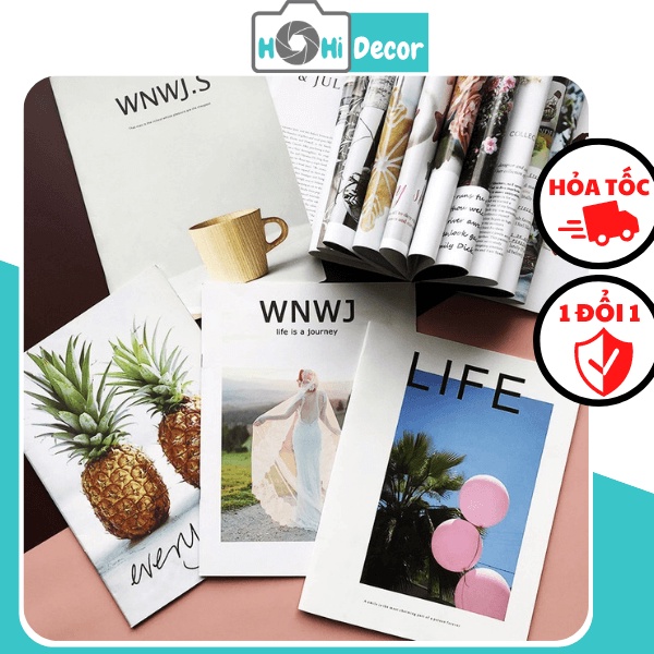 Quyển Tạp Chí Chụp Ảnh Sản Phẩm Đẹp, Báo Chụp Hình Thời Trang, Dụng Cụ Trang Trí Studio - HoHi Decor