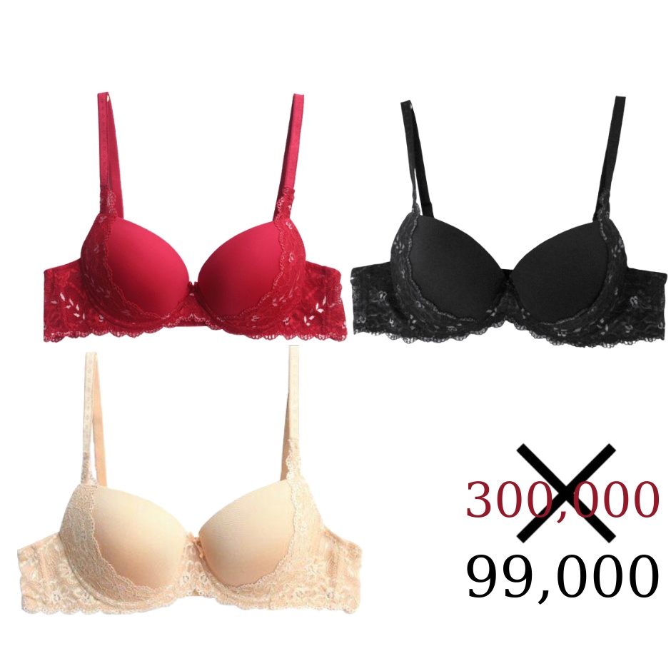 COMBO 3 áo ngực CECINA-CBP4 Size 75B, 80A