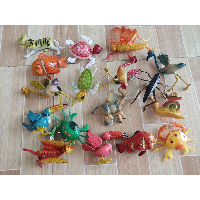 Thú lò xo có nam châm dán tủ lạnh đồ chơi cho bé