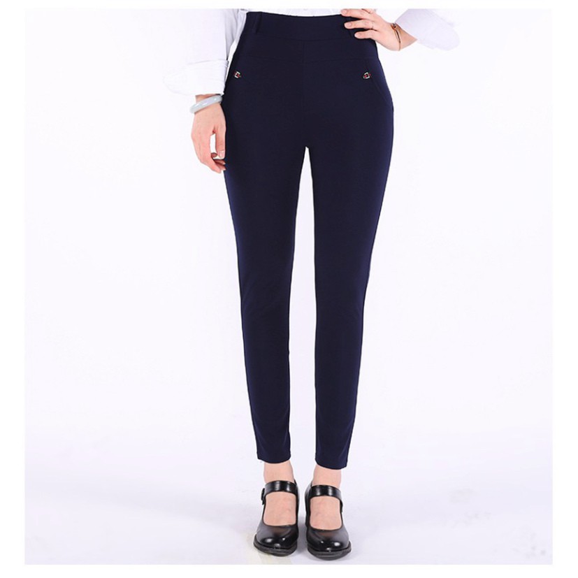 Bigsize - Quần tây thun umi bigsize chất co dãn size từ (58-80kg) màu đen CRQ012