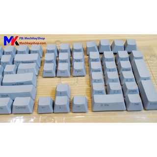 Bộ keycap 108 phím Thick PBT, Grey NINJA