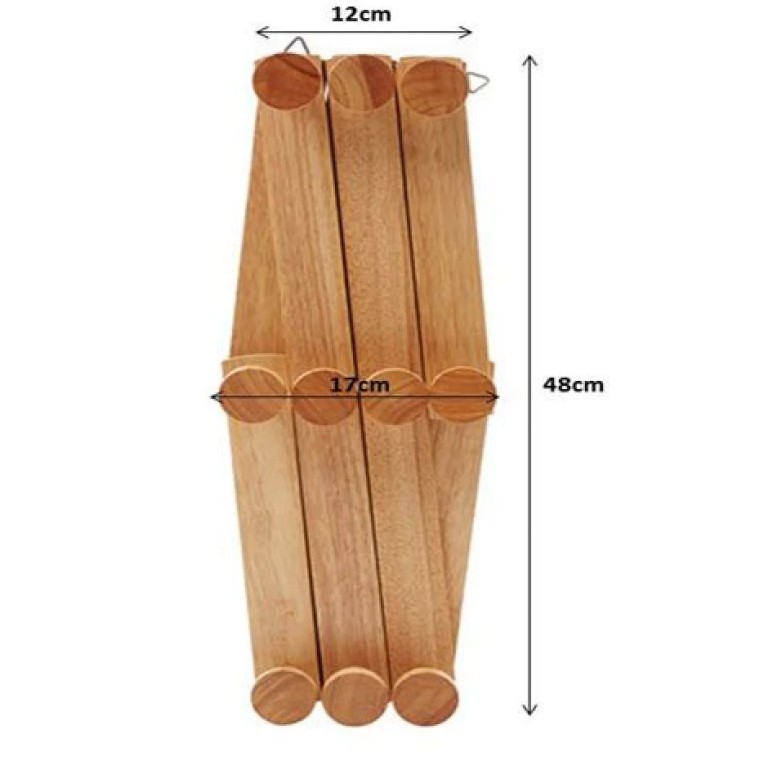 Móc xếp treo tường treo quần áo mũ bảo hiểm hoạ tiết phi 28 chắc chắn lắp dễ dàng - Nội thất Ori
