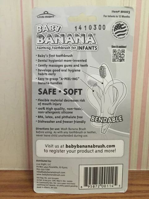 Gặm nướu Baby Banana Mỹ cho bé