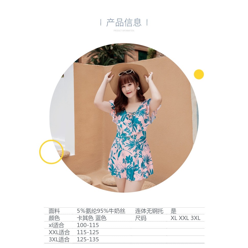 [Hàng Có sẵn][Có video ảnh thật] Bộ Bơi Đi Tắm Biển Nữ Bikini 1 mảnh người béo BIGSIZE  BKN36 bộ bơi đi biển | BigBuy360 - bigbuy360.vn