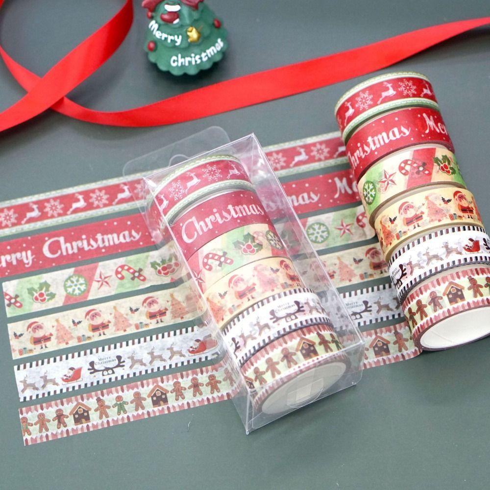 Bộ 8 Cuộn Băng Keo Nhiều Màu Sắc Chất Lượng Cao