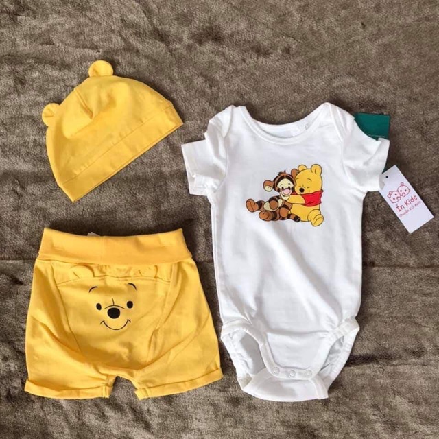 Set sơ sinh gấu Pool chính hãng UK Săn sale giá rẻ size 4-6M đến 6-9M