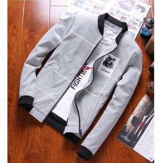 ÁO KHOÁC NAM BOMBER JACKET KAKI B024 - B025