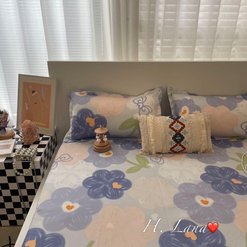 SET GA+ 2 VỎ GỐI HOA TÍM NHÍ