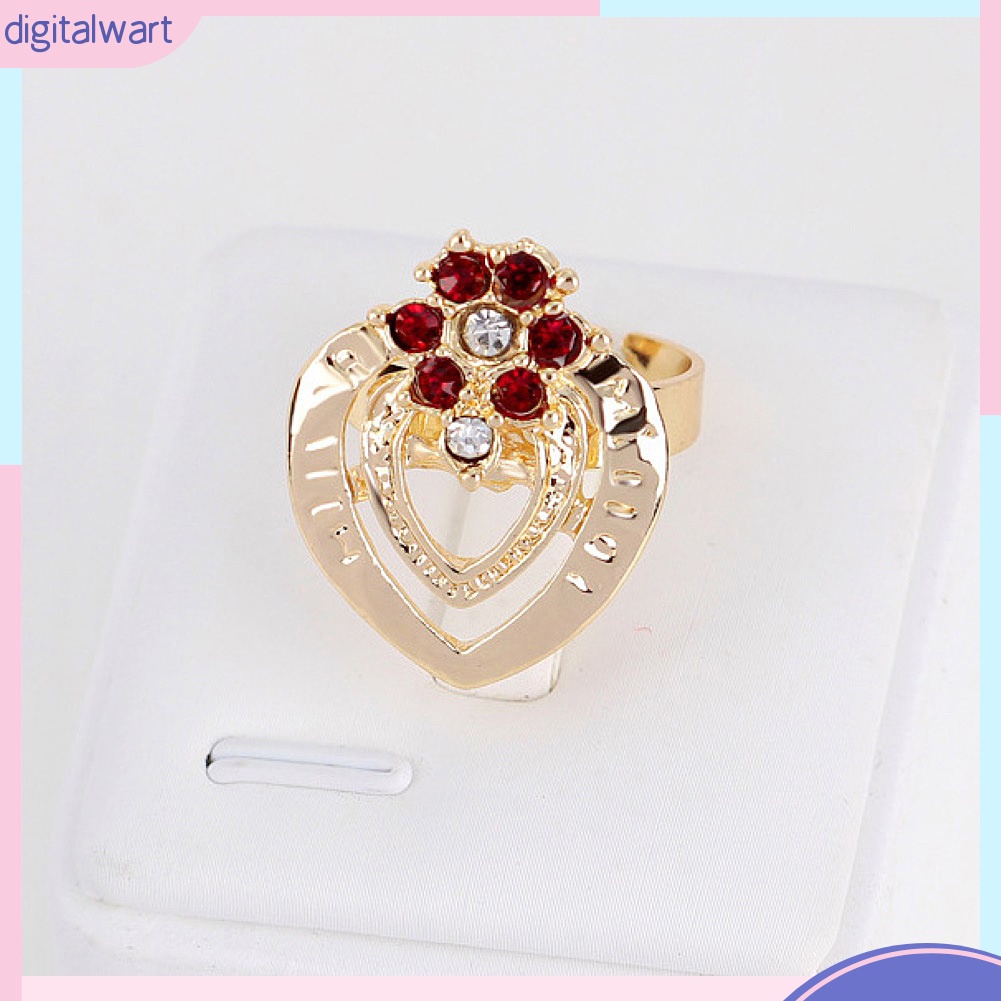 Bộ trang sức hợp kim đính đá hình hoa xinh xắn