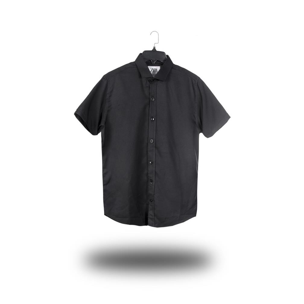 Sơ mi màu ngắn tay trơn thời trang văn phòng thời trang công sở | BigBuy360 - bigbuy360.vn
