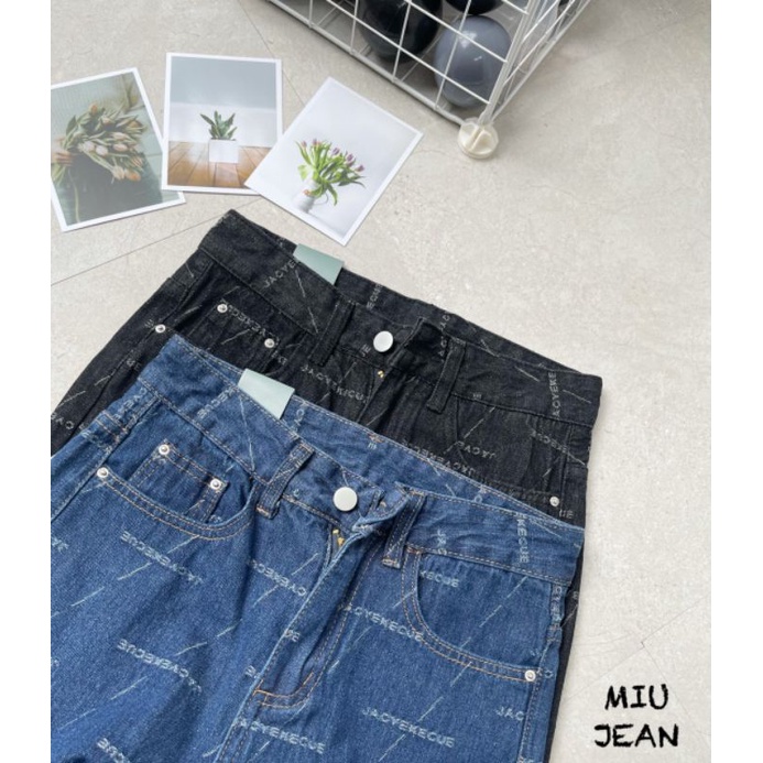 Quần jean chữ ống suông hàng QCL1