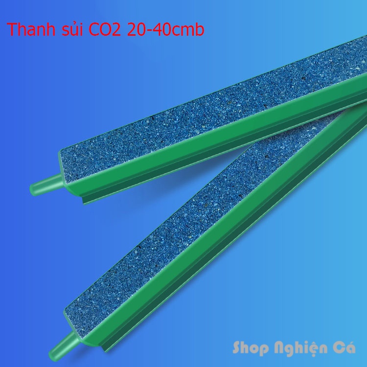 Thanh sủi Oxy Sôi Xanh cho hồ cá cảnh size 20 - 40 cm