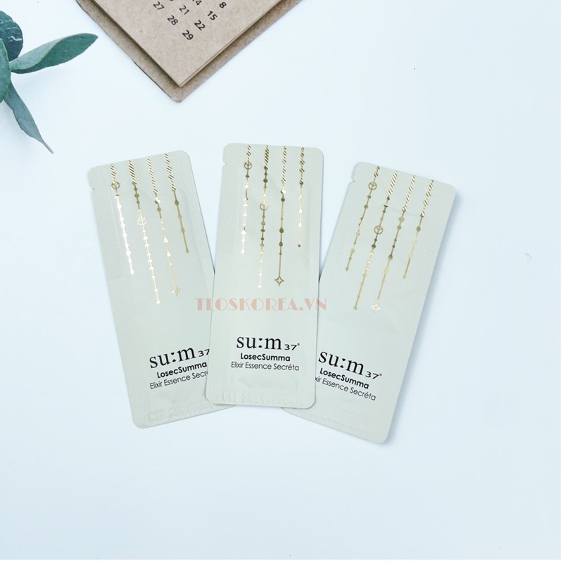5 Gói Nước Thần Sum37 Hoàng Kim Losec Summa Elixir Essence Secréta 1Ml