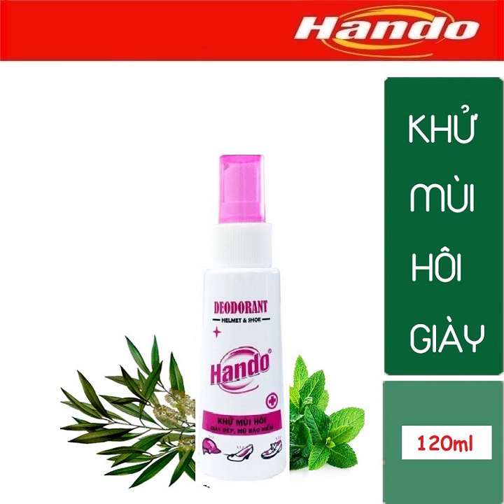 Chai xịt khử mùi giày dép, mũ bảo hiểm 120ml