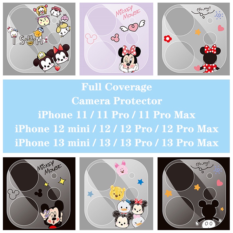 Ốp Điện Thoại Trong Suốt Bảo Vệ Ống Kính Máy Ảnh In Hình Mickey Minnie Cho iPhone 13 Pro Max 12 Pro Max 1 thumbnail