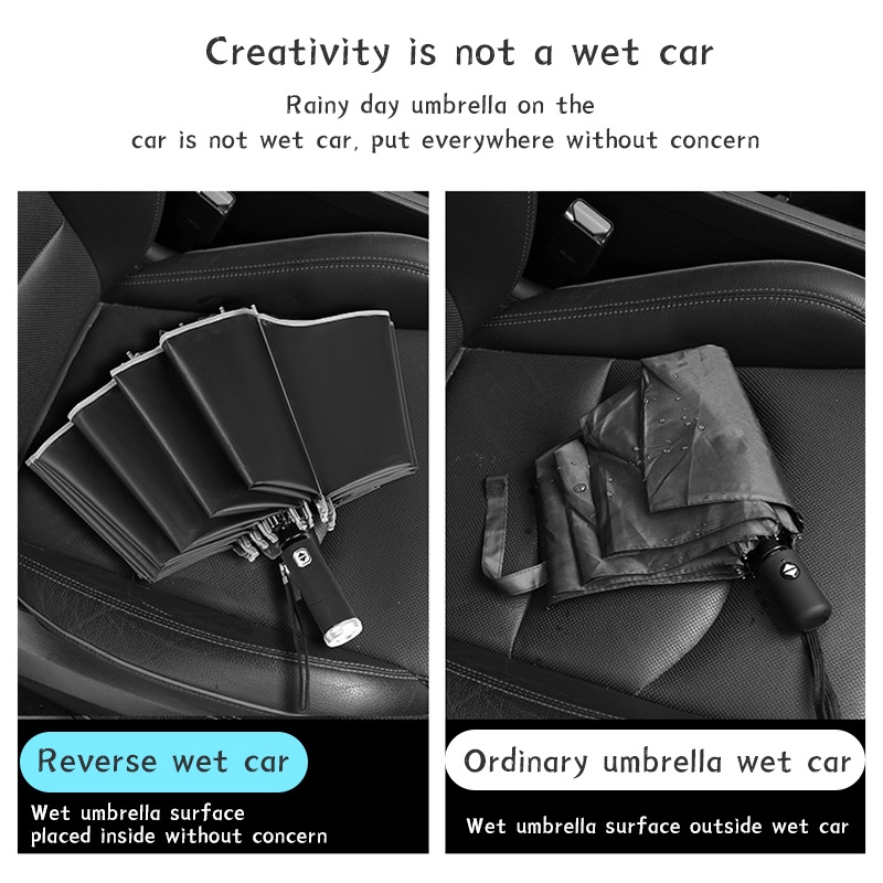 Dù che nắng mưa JUJIAJIA màu phản quang gấp gọn được tiện dụng