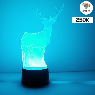 Đèn Led3D trang trí con Hươu
