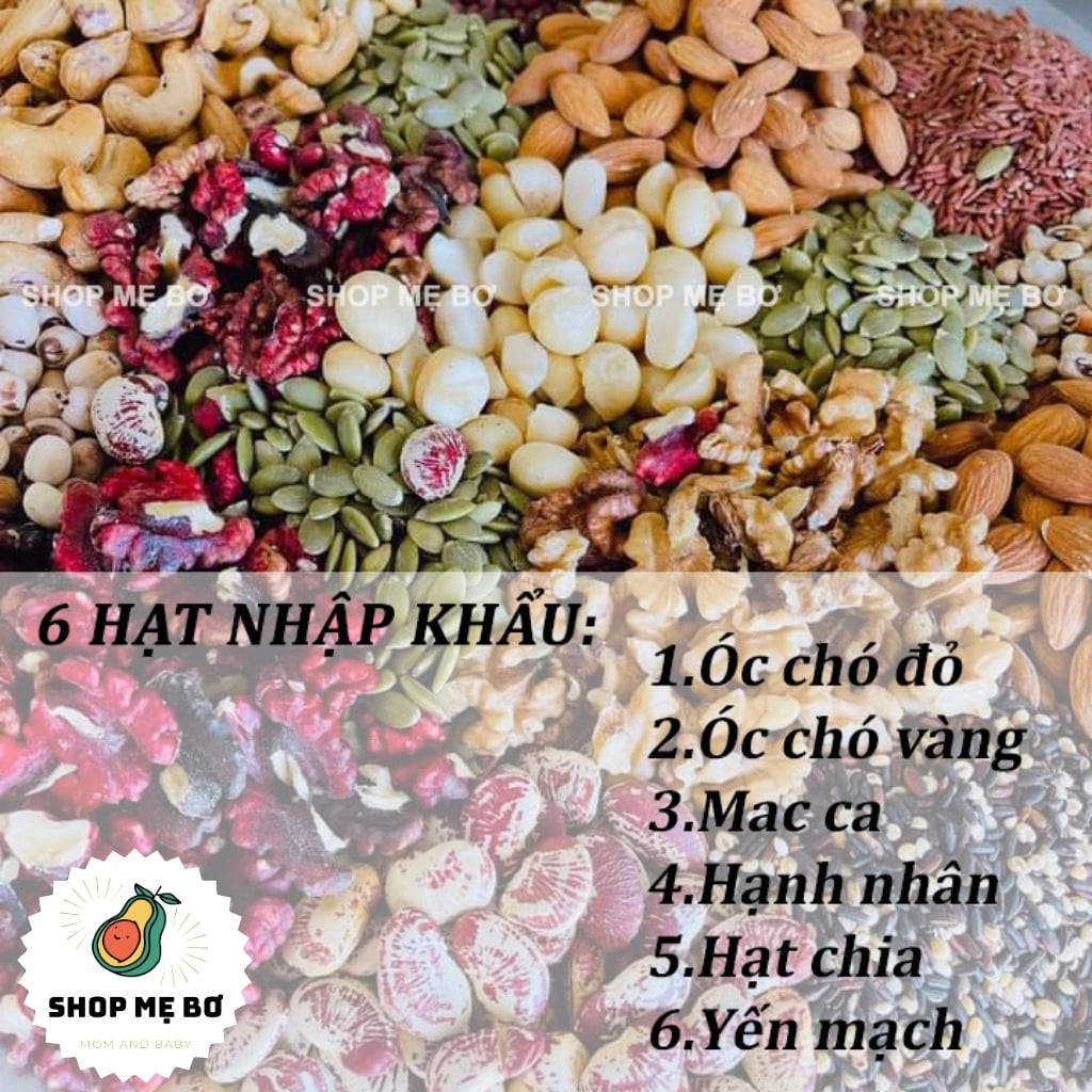 [Qùa tặng dây cột tóc]Ngũ cốc cho mẹ sau sinh, ngũ cốc lợi sữa loại 500G.Với 25 loại hạt-ngon-sạch