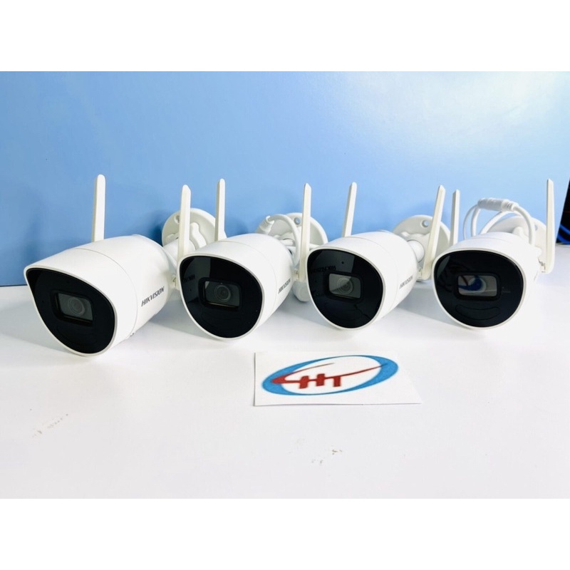 Bộ Kit 4 Camera IP Wifi 2MP HIKVISION NK42W0 Chính hãng