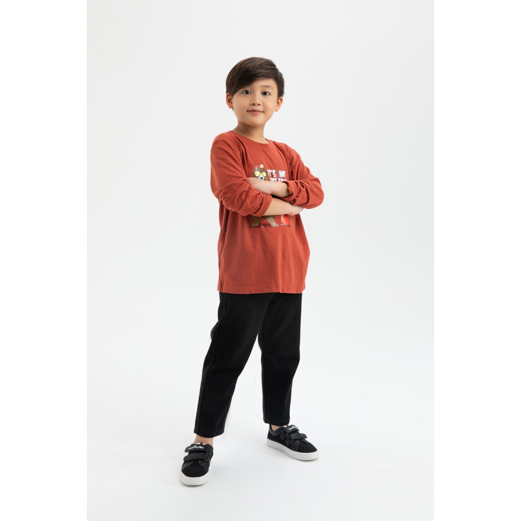 IVY moda áo thun bé trai MS 58K1123