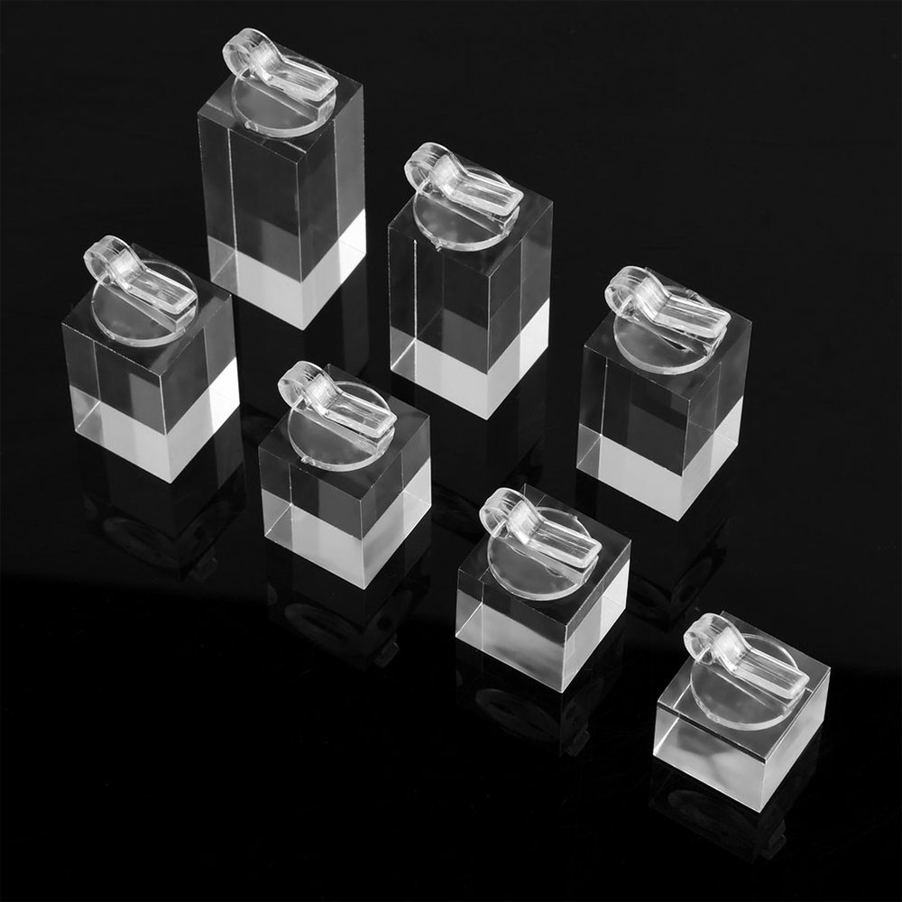 MKEB Set 7 đế trong suốt nhiều kích cỡ trưng bày nhẫn
