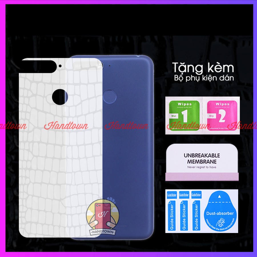 Miếng Dán PPF Cường Lực Mặt Sau Huawei Y6 Prime 2018 Y9 2019 Huawei Y9S Vân Cá Sấu / Hiệu Ứng Cầu Vồng / Trong Suốt
