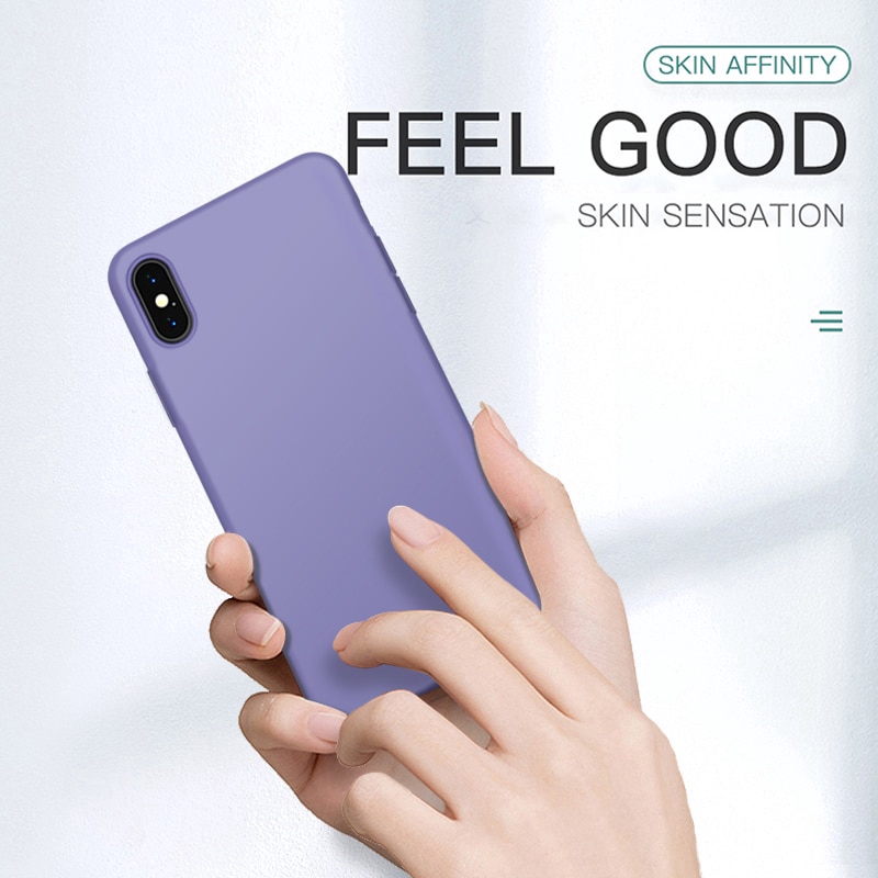 Liquid Silicone Case iPhone 11 Pro Max 2019 XS MAX XR Ultra Thin Back Phone Bumper Cover Free Shipping