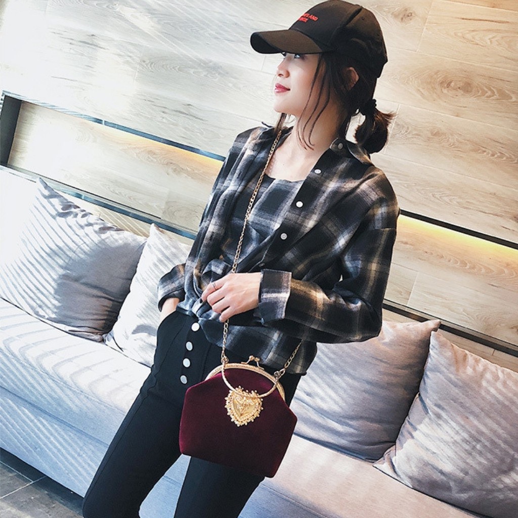 Túi Xách Nữ Đeo Chéo Đi Tiệc Độc Lạ Dây Chuyền Cao Cấp Hara Túi Xách  HARA Túi Xách