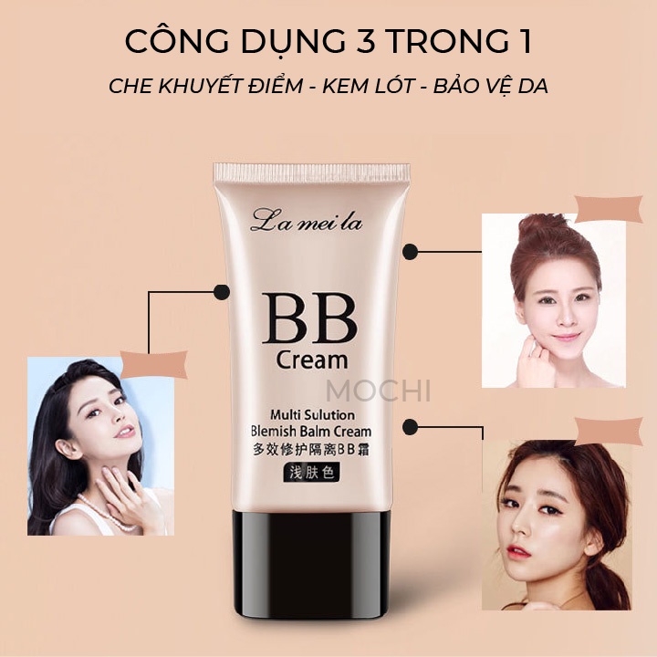 Kem Nền Trang Điểm BB Cream Moisturing Lameila Che Khuyết Điểm Dưỡng Ẩm Da Lameila Nội Địa Trung MOCHI SHOP