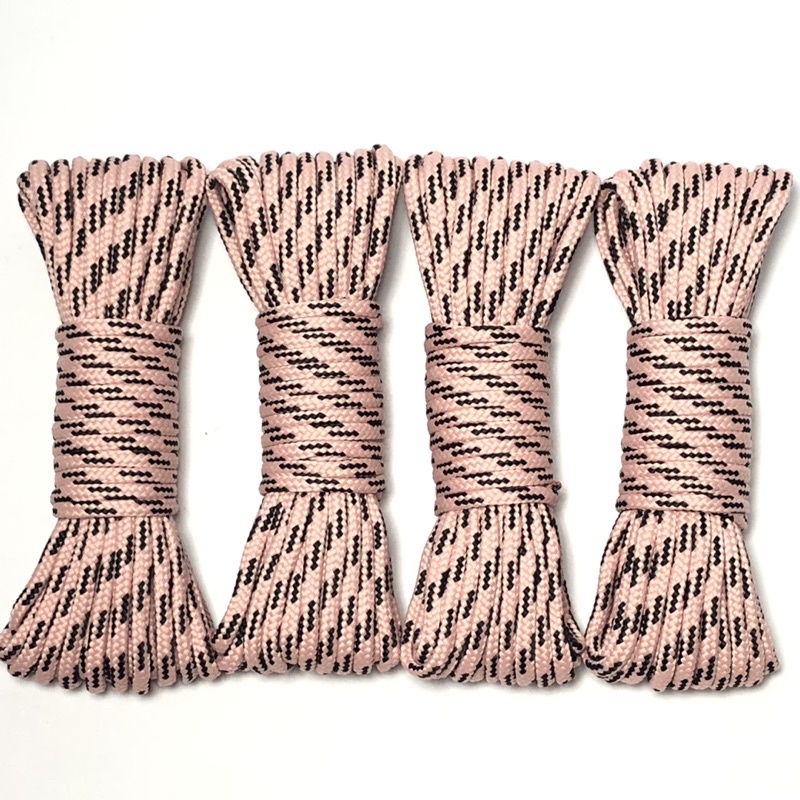 5-&gt;20 mét - dây dù 5mm ko lõi hoạ tiết ấn tượng dùng làm macrame, căng lều, dây phơi