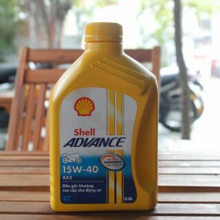 Shell Advance AX5 15W40 - 1l(xe số)kịp