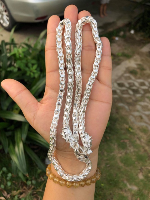 Dây chuyền bạc đầu rồng