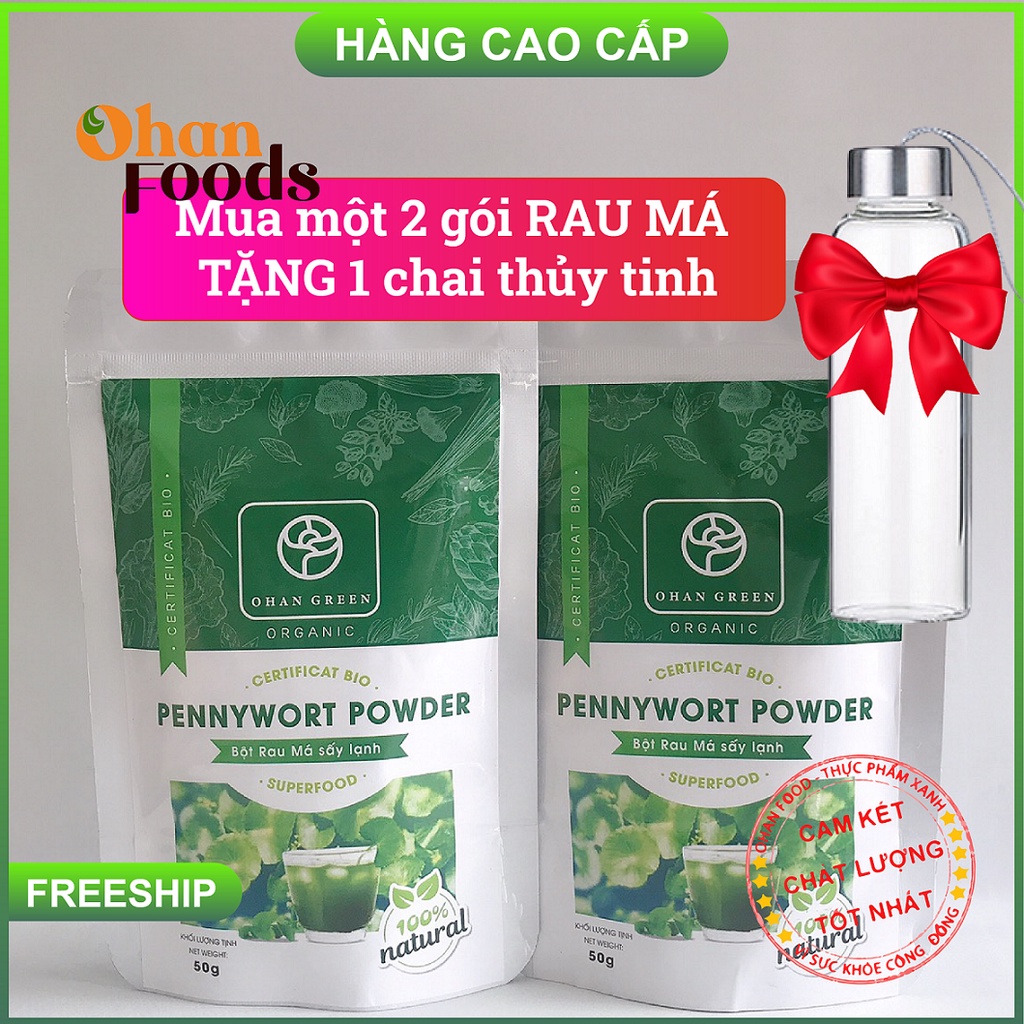 Bột Rau Má Ohan Food Giảm M.ụ.n Trắng Da 50gram